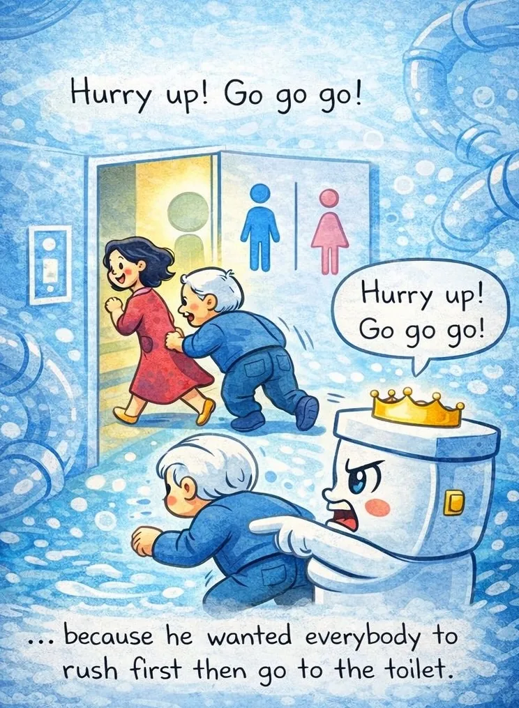Hurry up! Go go go!